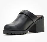 Harley Davidson Women's Kitty 2.75" Fashion Mules Black D84841