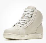 Harley Davidson Women's Mackey 4" Grey Motorcycle Sneaker Boot D87224