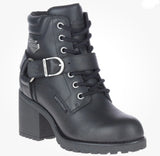 Harley Davidson Women's Howell 5" Waterproof Black Motorcycle Boots D84664