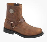 Harley Davidson Men's Scout 7" Motorcycle Boots Inside Zipper Brown D95263