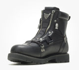 Harley Davidson Men's Brake Light Flash 6.25" Motorcycle Boots Black D96274