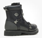 Harley Davidson Men's Brake Light Flash 6.25" Motorcycle Boots Black D96274