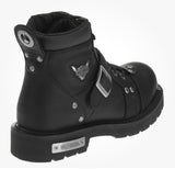 Harley Davidson Men's Brake Buckle 6" Motorcycle Boots Black D91684