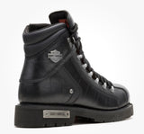 Harley Davidson Men's Electron Ride 6 Inch Leather Motorcycle Boots Black D96318