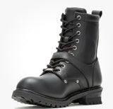 Harley Davidson Men's Faded Glory Skull Waterproof Motorcycle Boots Black D96299