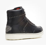 Harley Davidson Women's Grady Stud 5.25" Waterproof Sneaker Boots Black D84812