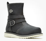 Harley Davidson Women's Jaynes 7" Black Engineer Boots D84799