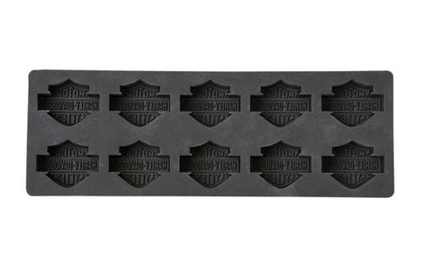 Harley Davidson Core Bar & Shield Silicone Ice Cube Tray Black HDX-98500