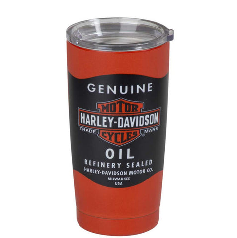 Harley Davidson Oil Can Stainless Steel Insulated Travel Mug 20 oz. HDX-98630