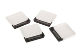 Harley Davidson Ceramic Square Coaster Set 4 Pack White & Black HDX-99265