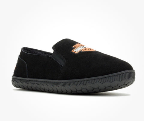 Harley Davidson Men's Vero Bar & Shield Fur House Slippers D93990