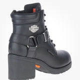 Harley Davidson Women's Howell 5" Waterproof Black Motorcycle Boots D84664