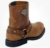Harley Davidson Men's Scout 7" Motorcycle Boots Inside Zipper Brown D95263