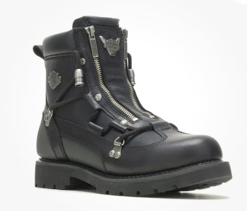 Harley Davidson Men's Brake Light Flash 6.25" Motorcycle Boots Black D96274