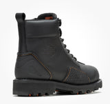 Harley Davidson Men's Schrader 6" Black Waterproof Motorcycle Boots D96311