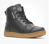 Harley Davidson Men's Breman Black Motorcycle Sneaker Boots D96260