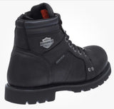 Harley Davidson Men's Prestwick Waterproof Black Motorcycle Boots D96134