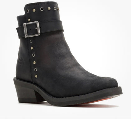 Harley Davidson Women's Mira 5 Inch Black Fashion Leather Boots D84820