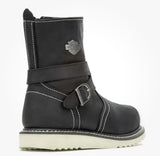 Harley Davidson Women's Jaynes 7" Black Engineer Boots D84799