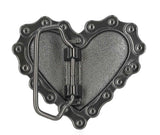 Harley Davidson Women's Chain Heart Up-Wing Eagle Belt Buckle Gunmetal Finish MAU014/37