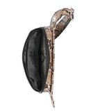 Harley-Davidson Women's Python Print B&S Logo Adjustable Waist Bag Brown MHW185/01