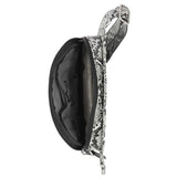 Harley-Davidson Women's Python Print B&S Logo Adjustable Waist Bag Black MHW185/08
