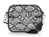 Harley-Davidson Women's Python Print B&S Logo Crossbody Belt Bag Black MHW183/08