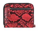 Harley-Davidson® Women's Python Print B&S Logo RFID Zip Around Wallet Pink MWW062/16