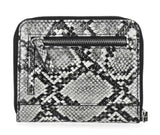 Harley-Davidson® Women's Python Print B&S Logo RFID Zip Around Wallet Black MWW062/08