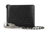 Harley Davidson Men's Bar & Shield Pebble Biker Chain Bifold Wallet MWM037/08