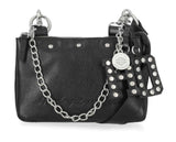 Harley-Davidson Women's Deco Chain Leather Crossbody Hip Bag Black MHW193/08