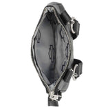 Harley-Davidson Women's Deco Chain Leather Crossbody Hip Bag Black MHW193/08