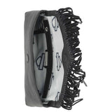 Harley-Davidson Women's Fringe Genuine Leather Crossbody Hip Bag Black MHW177/08