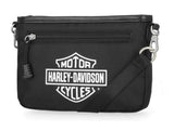 Harley-Davidson Women's Bar & Shield Logo Polyester Crossbody/Hip Bag Black MHW114/408