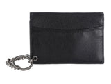 Harley-Davidson Men's Bar & Shield Patch Tri-Fold Chain Leather Wallet Black MWM102/08