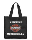 Harley-Davidson Women's Up-Winged Eagle Reversible Polyester Tote Bag Black MHW197/08
