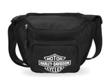Harley-Davidson Women's Bar & Shield Polyester Hip Bag w/Plastic Clip Black MHW078/408