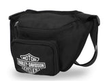 Harley-Davidson Women's Bar & Shield Polyester Hip Bag w/Plastic Clip Black MHW078/408