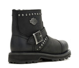 Harley-Davidson Women's Oakleigh Buckle Ride Black WP Motorcycle Boots D87322