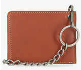 Harley Davidson Men's Bar & Shield Bifold Wallet W/Chain Brown MWM118/35