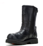 Harley-Davidson Men's Shift Ride 9" WP Black Leather Motorcycle Boots D96313