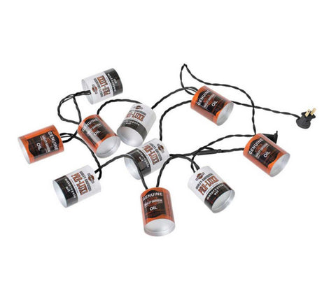 Harley Davidson Oil Can Party Lights HDL-10018