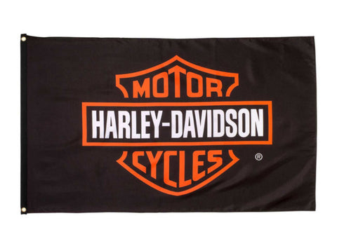 Harley Davidson Weather Resistant H-D Nostalgic Bar & Shield Flag Large HDL-15106