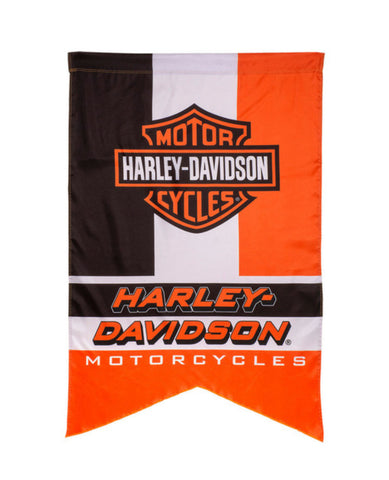 Harley Davidson Weather Resistant Colorblock Bar & Shield Banner HDL-15108