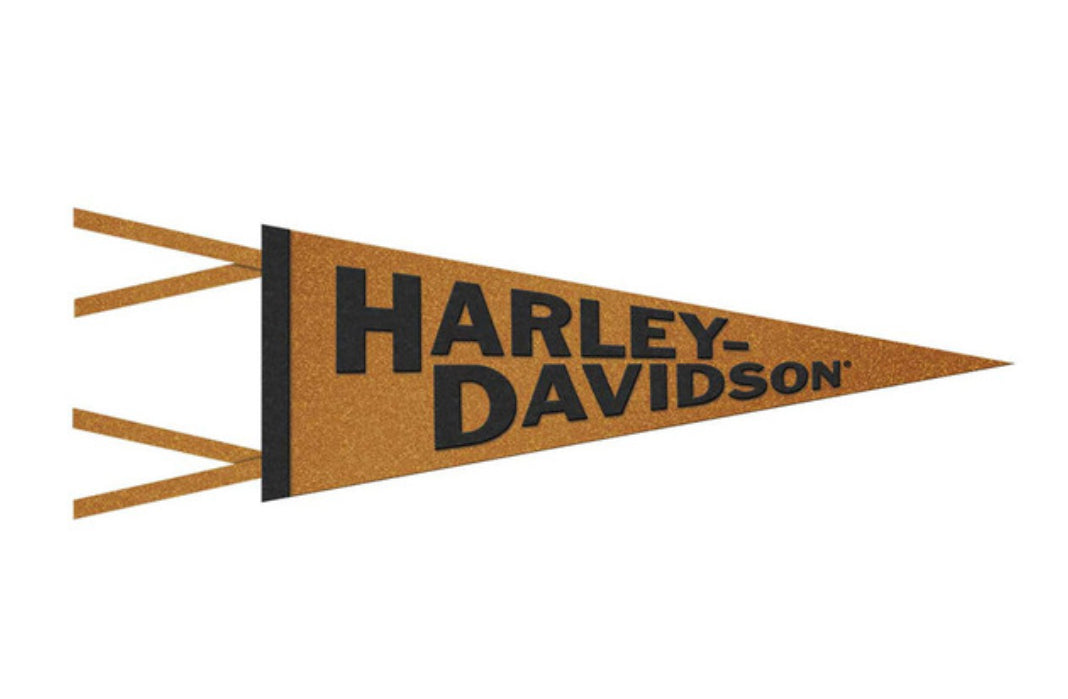 Harley Davidson Nostalgic Felt H-D Script Pennant HDL-15109 – Schaeffer ...