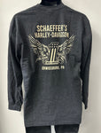 Harley Davidson Men's Thunder Long Sleeve T-Shirt Gray 402911740
