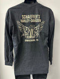 Harley Davidson Men's Thunder Long Sleeve T-Shirt Gray 402911740