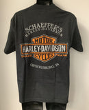 Harley Davidson Men's Eagle Label Short Sleeve T-Shirt Black R004422