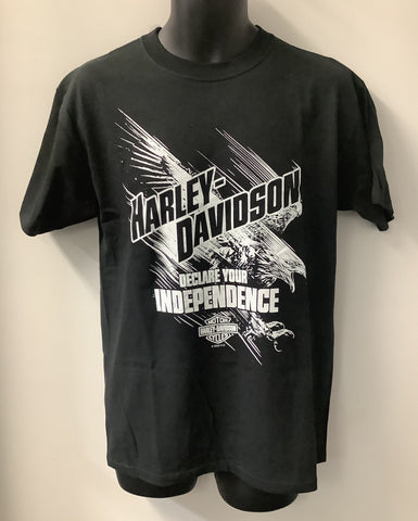 Harley Davidson Men's Free Flyer Short Sleeve T-Shirt Black 402910440