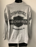 Harley Davidson Men's Box Icon Long Sleeve T-Shirt Gray R004471